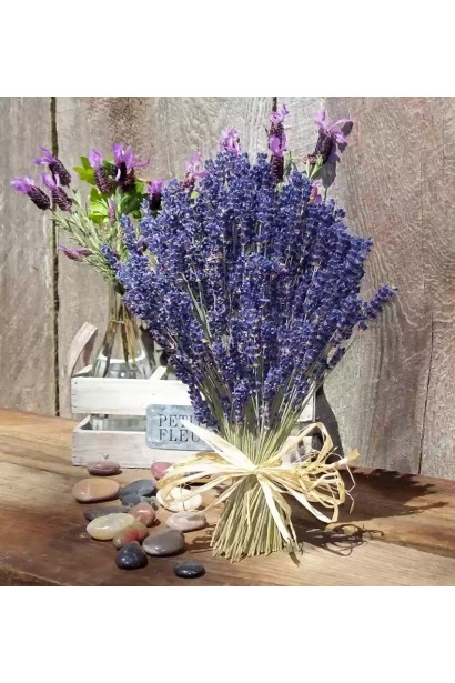 Букет з Лаванди блакитної Ізіда у вазі